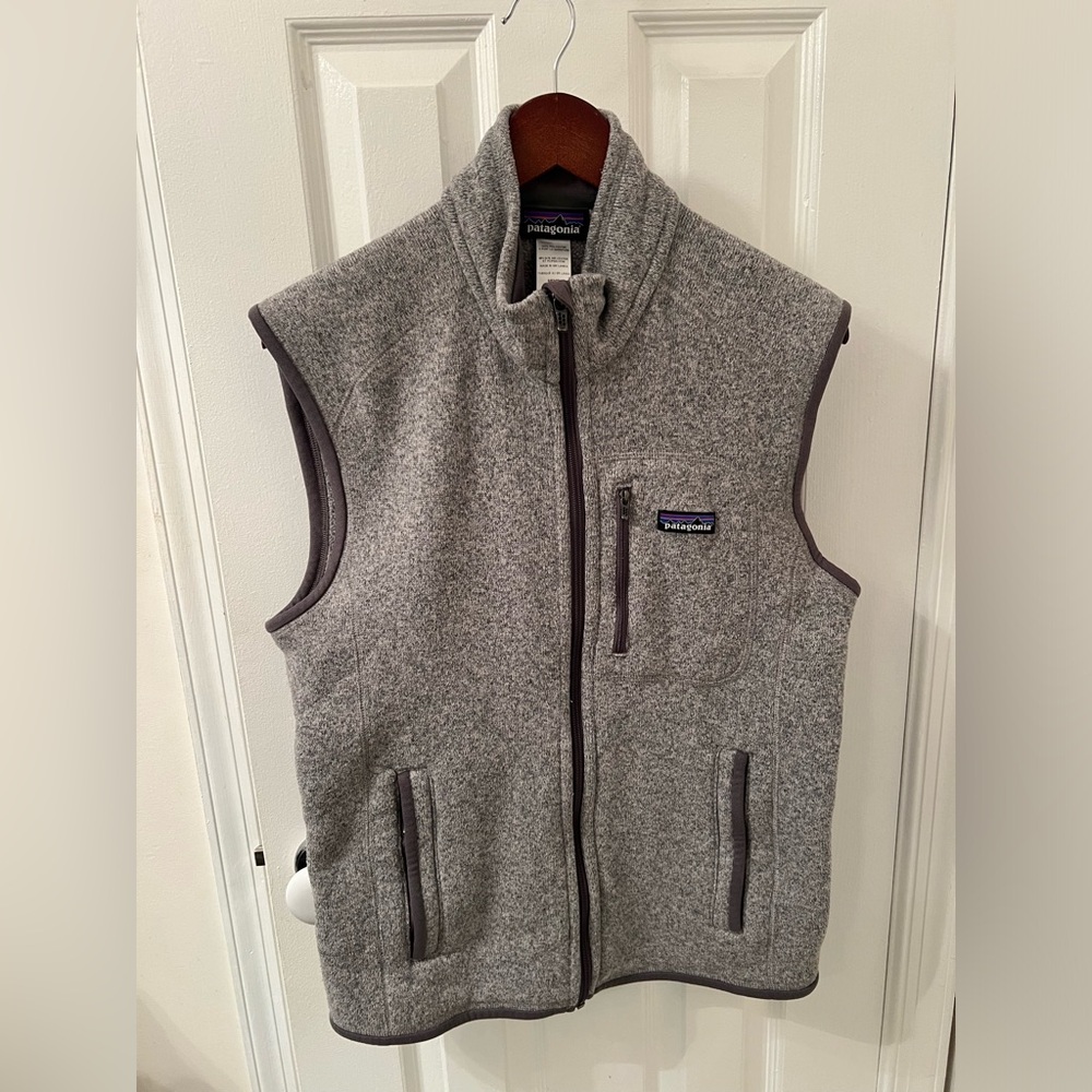 Patagonia Men's Better Sweater Vest Stonewash Grey Size Medium